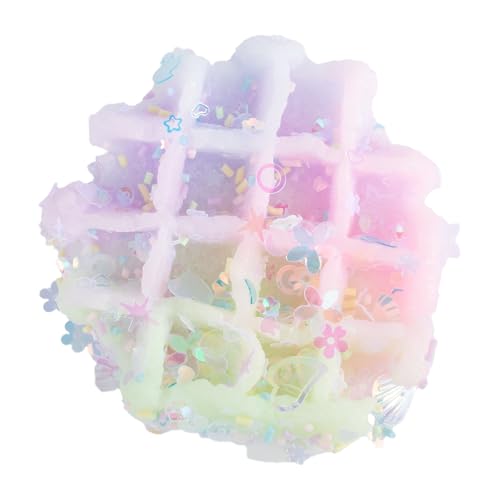 SSKHE Buntes Waffel-Spielzeug, lustig, handgemacht, zum Stressabbau, ideal für sinnliches und entspannendes Spiel, mit einem Waffelmuster – in hellem Himmel SSKHE Buntes Waffel-Spielzeug, lustig, handgemacht, zum Stressabbau, ideal für sinnliches und entspannendes Spiel, mit einem Waffelmuster – in hellem Himmel von SSKHE