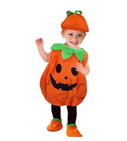 SSKHE Kürbis Kostüm Kinder Halloween, Weicher Baby Kürbiskostüm Set mit Hut, Overall & Schühchen, Karneval Verkleidung Fasching Party SSKHE Kürbis Kostüm Kinder Halloween, Weicher Baby Kürbiskostüm Set mit Hut, Overall & Schühchen, Karneval Verkleidung Fasching Party von SSKHE