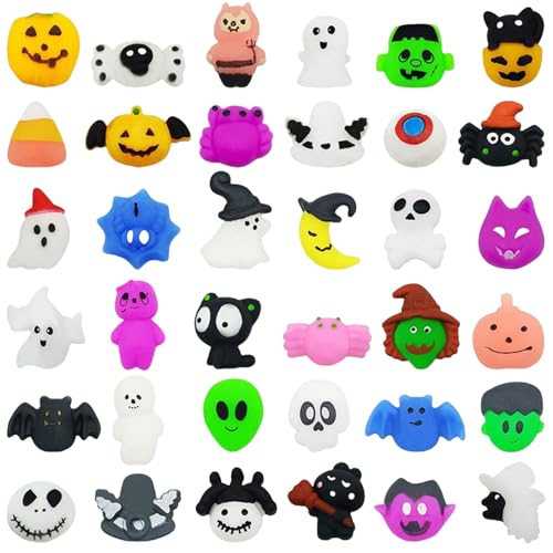 SSKHE Random Style 24 PCS Halloween Squeeze Toys Squishy Toys Stress Relief Toy Pumpkin Ghost Bat Witch Goody Bags Filler Gifts for Halloween Goody Bags Party Favors Treat Gifts SSKHE Random Style 24 PCS Halloween Squeeze Toys Squishy Toys Stress Relief Toy Pumpkin Ghost Bat Witch Goody Bags Filler Gifts for Halloween Goody Bags Party Favors Treat Gifts von SSKHE