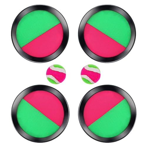 SSKHE Strandspiele Wurfspiel,Wasserdicht Paddel mit 4 Schläger und 2 Bälle Strandspielzeug Klettball,Fangwurf-Set,Catch Throw Skill-Lernspielzeug,Strandspielzeug Wurfspiel SSKHE Strandspiele Wurfspiel,Wasserdicht Paddel mit 4 Schläger und 2 Bälle Strandspielzeug Klettball,Fangwurf-Set,Catch Throw Skill-Lernspielzeug,Strandspielzeug Wurfspiel von SSKHE