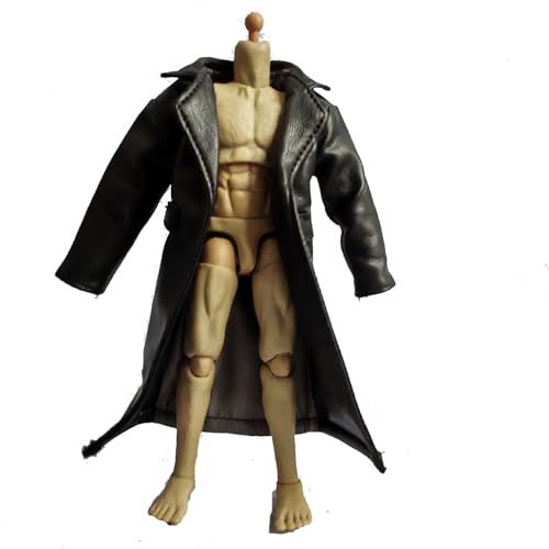 1:12 Scale Clothes Wired Faux Leather Windbreak Coat for 1:12 15.2 cm Action Figure Doll 1:12 Scale Clothes Wired Faux Leather Windbreak Coat for 1:12 15.2 cm Action Figure Doll von SSbeauty M