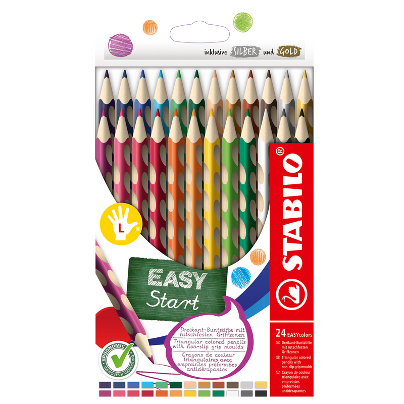 Buntstift STABILO® EASYcolors L 24er-Pack von STABILO®