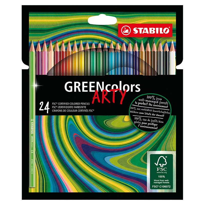 Buntstift STABILO® GREENcolors ARTY 24er-Pack von STABILO®