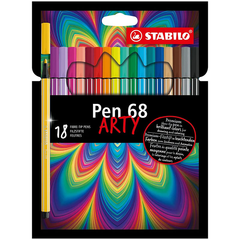 Filzstift STABILO® Pen 68 ARTY 18er-Pack von STABILO®