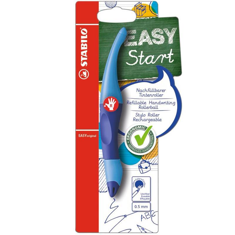 Tintenroller STABILO® EASYoriginal für Rechtshänder in blau von STABILO®
