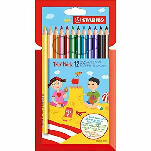 Farbstift Trio dick Kartonetui 12St Farbstift Trio dick Kartonetui 12St von STABILO