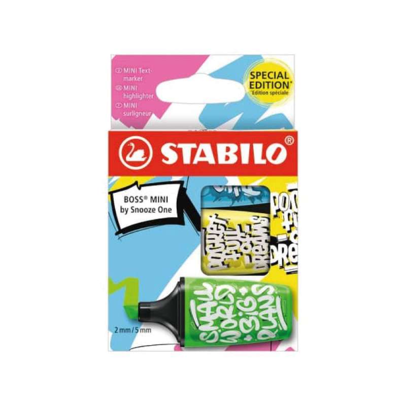 STABILO BOSS MINI by Snooze One, Sets Sets, STABILO Sets 3er Set Signalfarben von STABILO