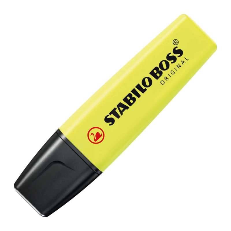 STABILO BOSS Textmarker original, Sets Einzeln, Farbe gelb von STABILO