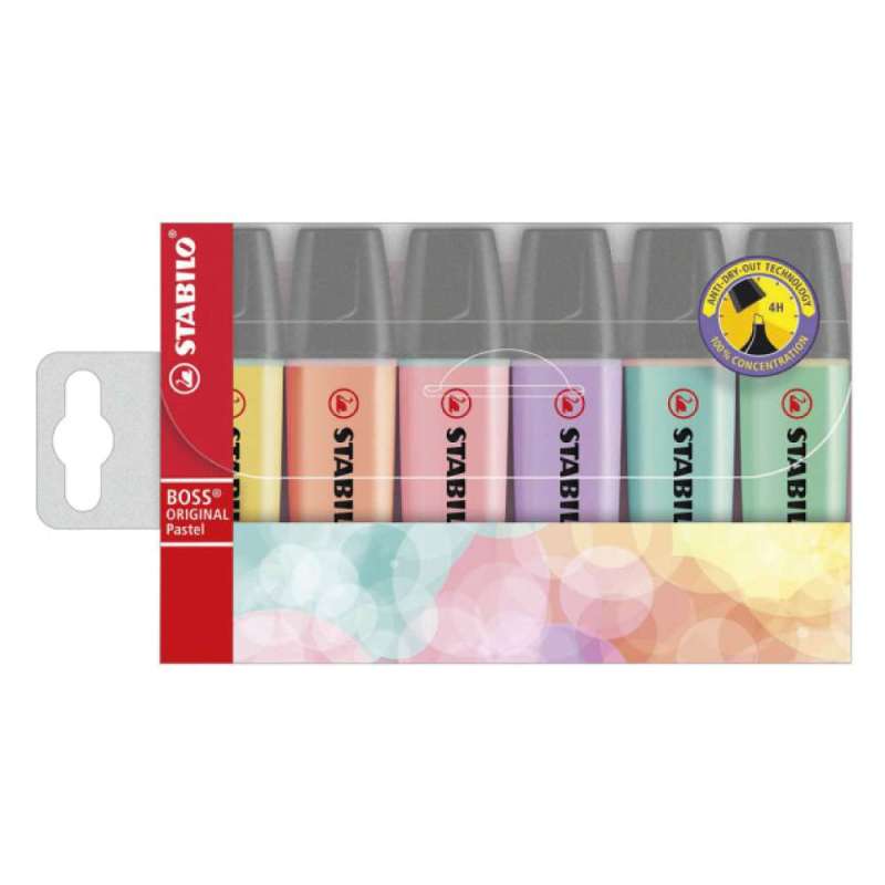 STABILO BOSS Textmarker original, Sets Sets, STABILO Sets 6er Set Pastell STABILO BOSS Textmarker original, Sets Sets, STABILO Sets 6er Set Pastell von STABILO