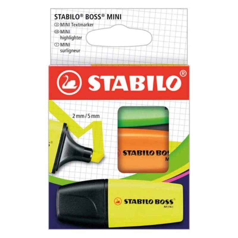 STABILO BOSS Textmarker original MINI, Sets Sets, STABILO Sets 3er Set Signalfarben STABILO BOSS Textmarker original MINI, Sets Sets, STABILO Sets 3er Set Signalfarben von STABILO
