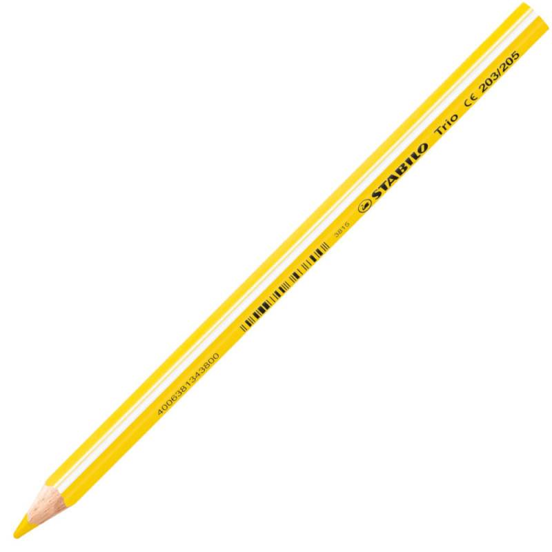 STABILO Buntstift Trio dick, Sets Einzeln, Farbe gelb STABILO Buntstift Trio dick, Sets Einzeln, Farbe gelb von STABILO