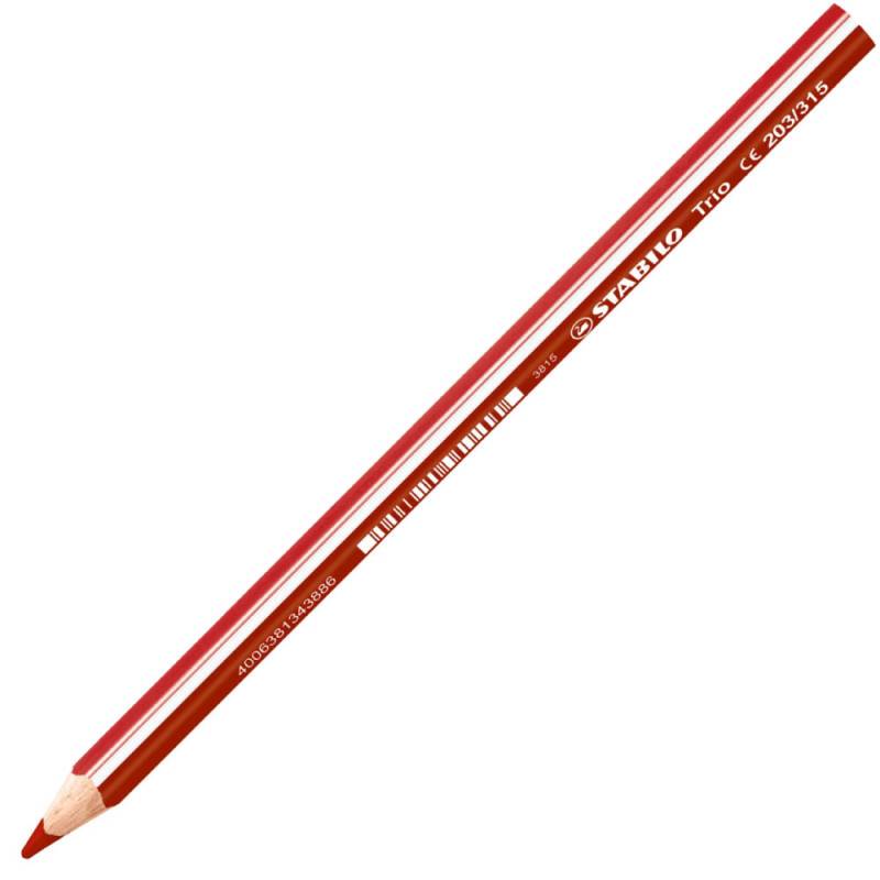 STABILO Buntstift Trio dick, Sets Einzeln, Farbe kirschrot STABILO Buntstift Trio dick, Sets Einzeln, Farbe kirschrot von STABILO