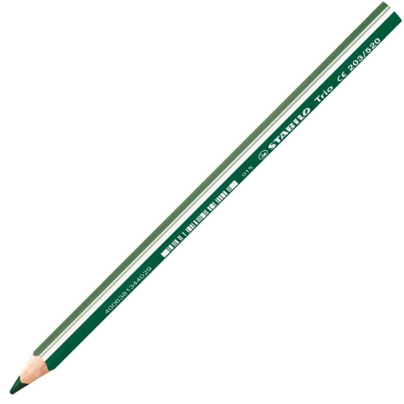 STABILO Buntstift Trio dick, Sets Einzeln, Farbe laubgrün dunkel STABILO Buntstift Trio dick, Sets Einzeln, Farbe laubgrün dunkel von STABILO