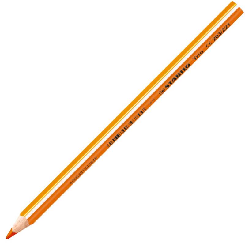STABILO Buntstift Trio dick, Sets Einzeln, Farbe orange STABILO Buntstift Trio dick, Sets Einzeln, Farbe orange von STABILO
