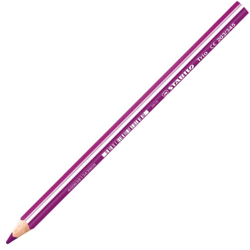 STABILO Buntstift Trio dick, Sets Einzeln, Farbe rotviolett STABILO Buntstift Trio dick, Sets Einzeln, Farbe rotviolett von STABILO