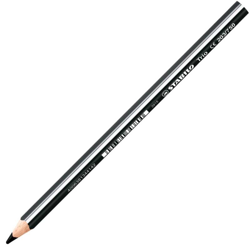 STABILO Buntstift Trio dick, Sets Einzeln, Farbe schwarz STABILO Buntstift Trio dick, Sets Einzeln, Farbe schwarz von STABILO