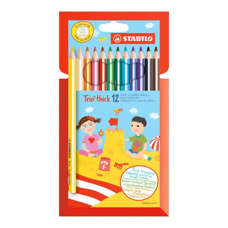 STABILO Buntstift Trio dick, Sets Sets, STABILO Sets 12er Set STABILO Buntstift Trio dick, Sets Sets, STABILO Sets 12er Set von STABILO