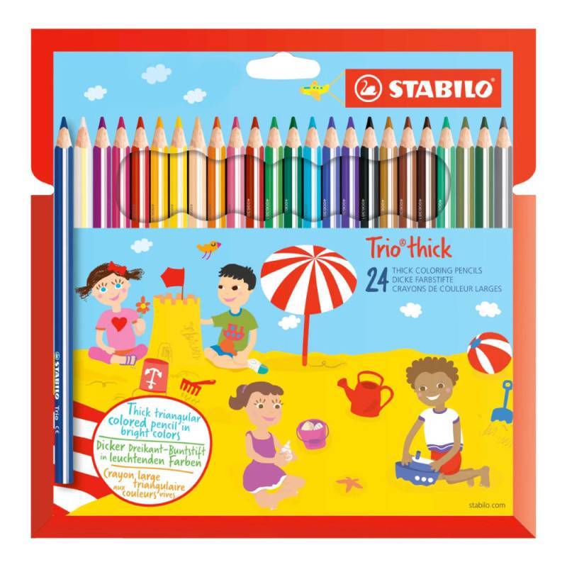 STABILO Buntstift Trio dick, Sets Sets, STABILO Sets 24er Set von STABILO