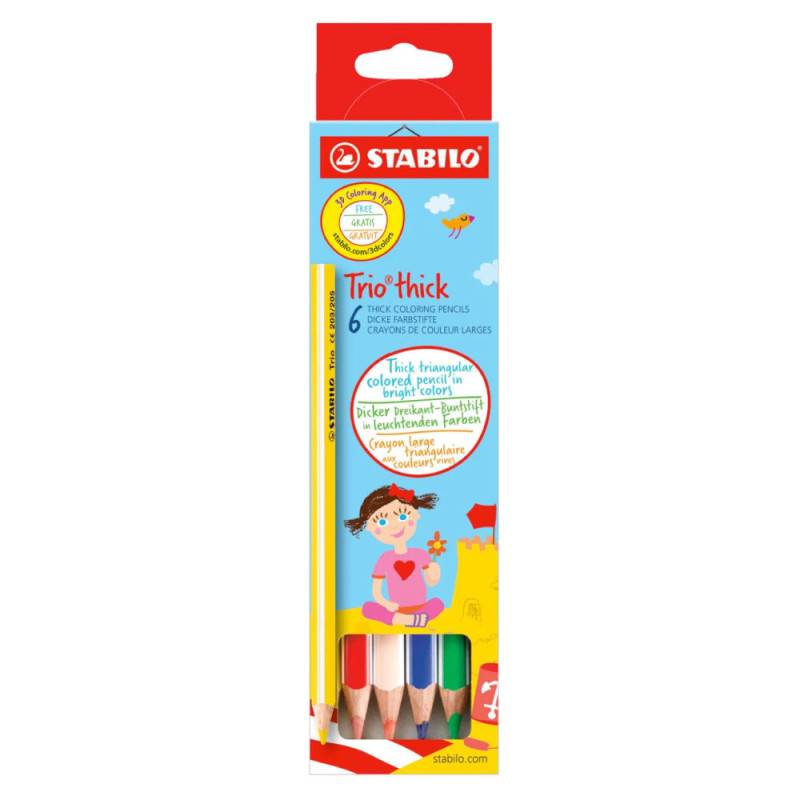 STABILO Buntstift Trio dick, Sets Sets, STABILO Sets 6er Set STABILO Buntstift Trio dick, Sets Sets, STABILO Sets 6er Set von STABILO