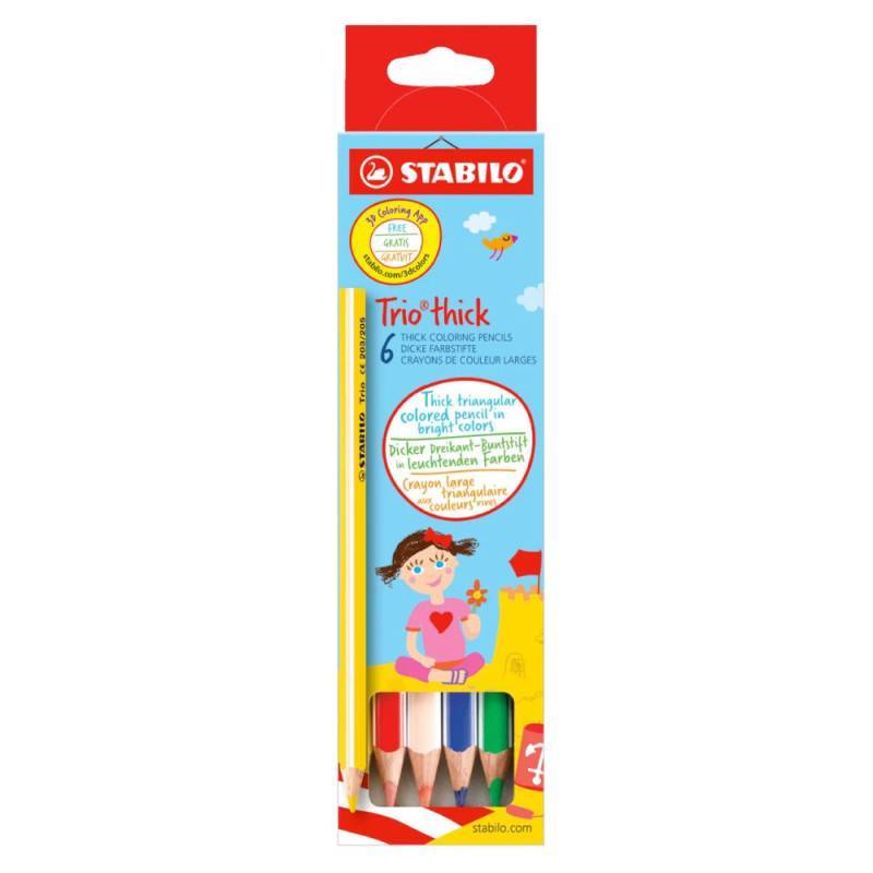 STABILO Buntstift Trio dick, Sets Sets, STABILO Sets 6er Set von STABILO