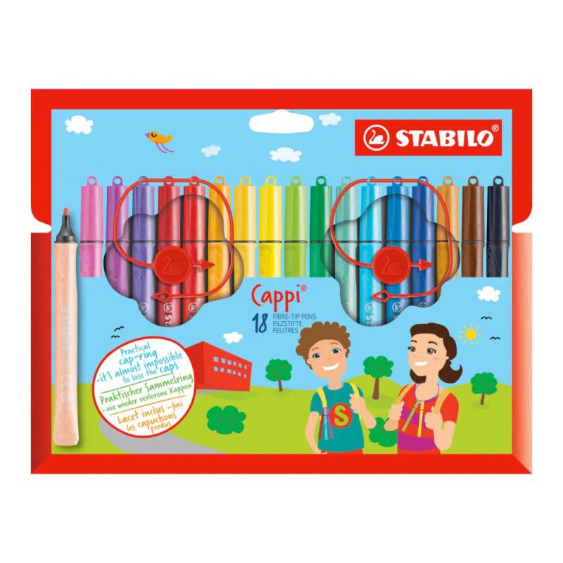 STABILO Filzstift Cappi, STABILO Sets 18er Set STABILO Filzstift Cappi, STABILO Sets 18er Set von STABILO