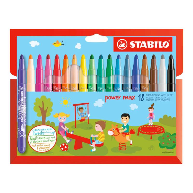 STABILO Filzstift power max, STABILO Sets 18er Set STABILO Filzstift power max, STABILO Sets 18er Set von STABILO