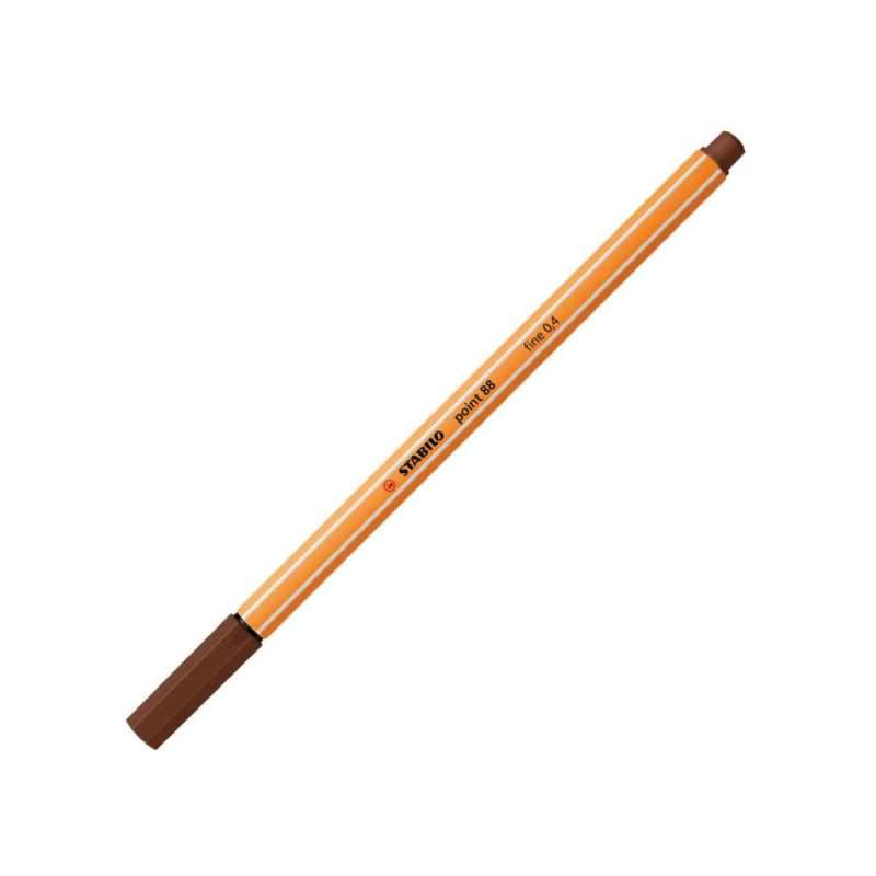 STABILO Fineliner point 88, Sets Einzeln, Farbe braun von STABILO