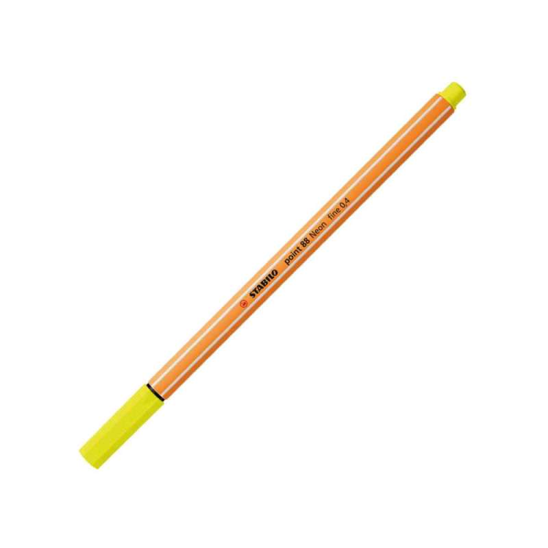 STABILO Fineliner point 88, Sets Einzeln, Farbe neongelb STABILO Fineliner point 88, Sets Einzeln, Farbe neongelb von STABILO