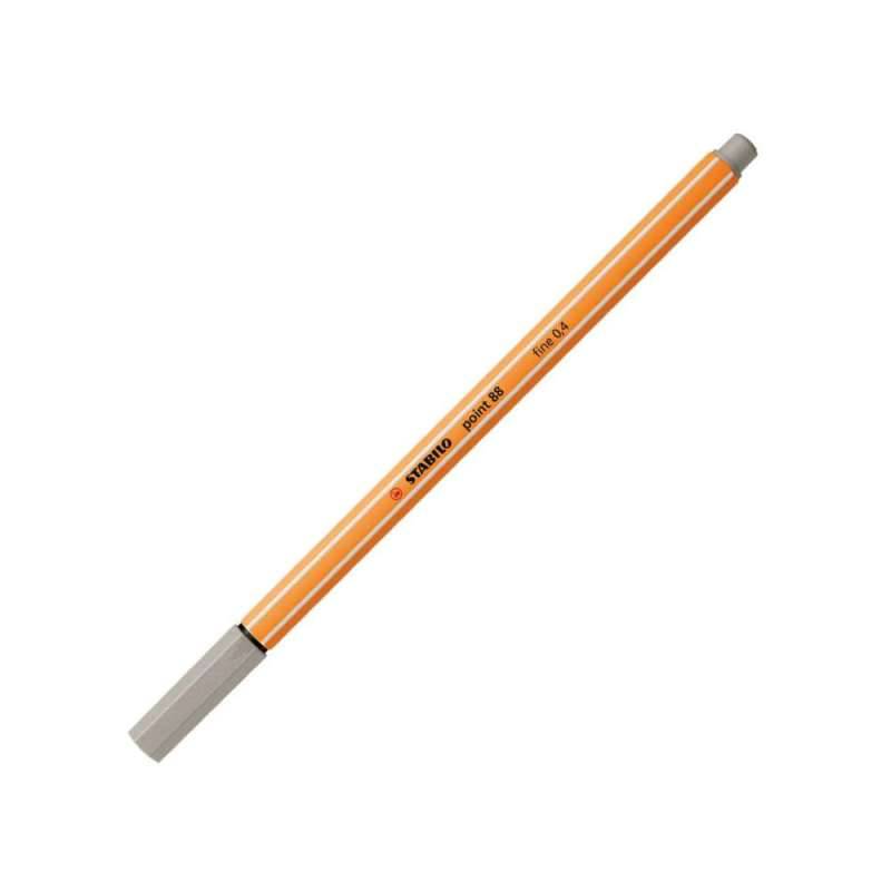 STABILO Fineliner point 88, Sets Einzeln, Farbe warmgrau von STABILO