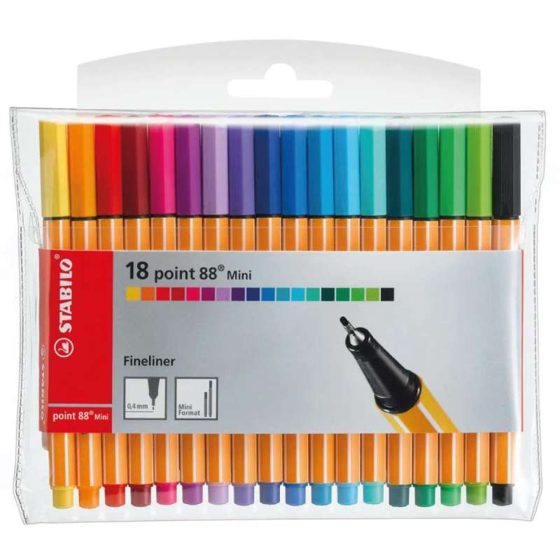 STABILO Fineliner point 88, Sets Sets, STABILO Sets 18er Set Mini von STABILO