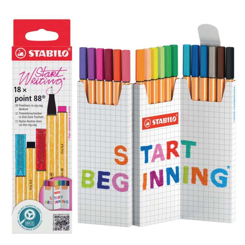STABILO Fineliner point 88, Sets Sets, STABILO Sets 18er Tischset STABILO Fineliner point 88, Sets Sets, STABILO Sets 18er Tischset von STABILO