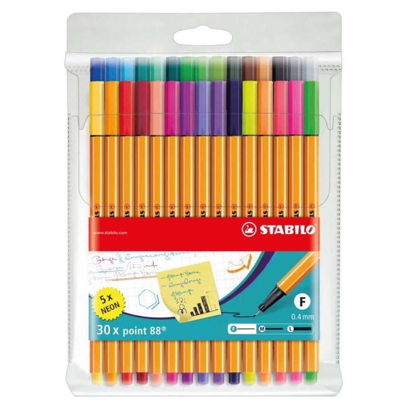 STABILO Fineliner point 88, Sets Sets, STABILO Sets 30er Set 25+5 neon STABILO Fineliner point 88, Sets Sets, STABILO Sets 30er Set 25+5 neon von STABILO