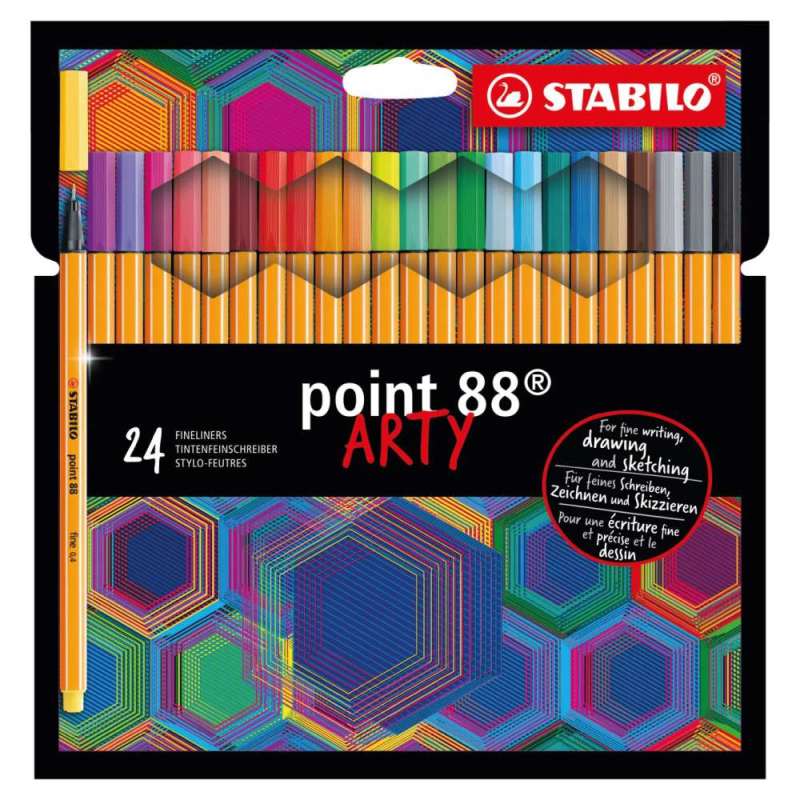 STABILO Fineliner point 88 ARTY, STABILO Sets 24er Set STABILO Fineliner point 88 ARTY, STABILO Sets 24er Set von STABILO