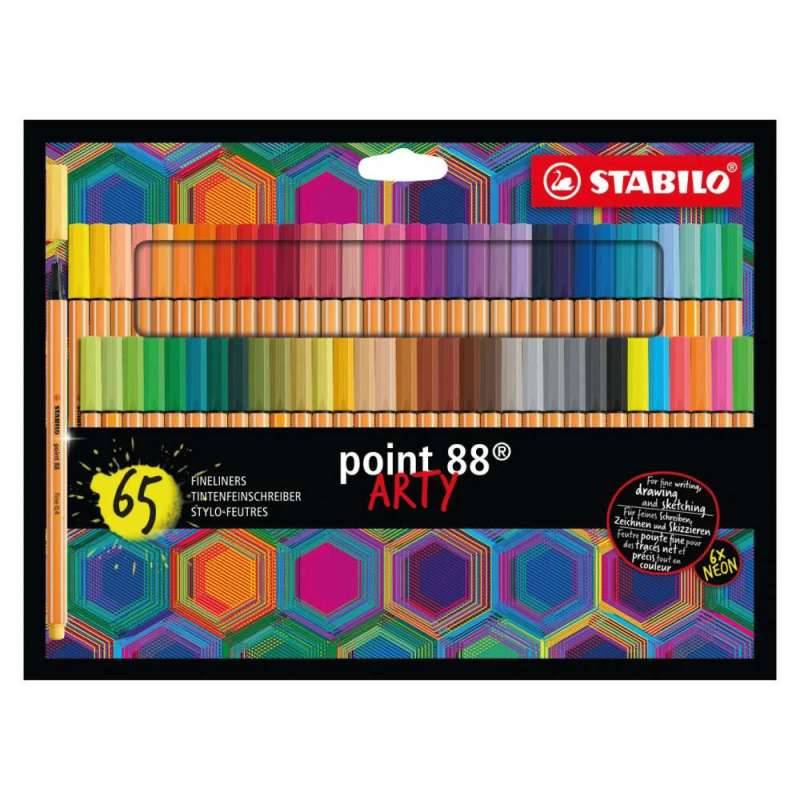 STABILO Fineliner point 88 ARTY, STABILO Sets 65er Set von STABILO