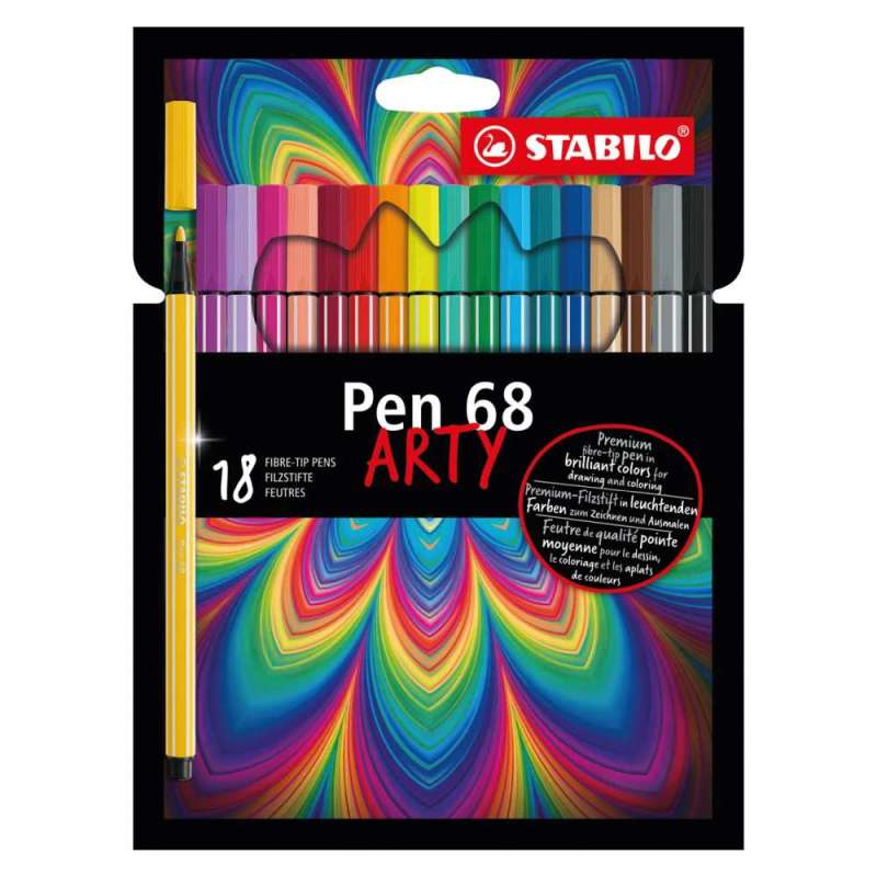 STABILO Premium Filzstift Pen 68 ARTY, STABILO Sets 18er Set von STABILO