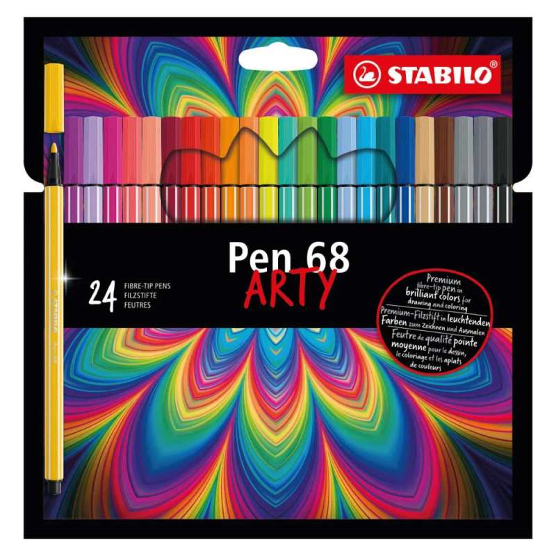 STABILO Premium Filzstift Pen 68 ARTY, STABILO Sets 24er Set STABILO Premium Filzstift Pen 68 ARTY, STABILO Sets 24er Set von STABILO