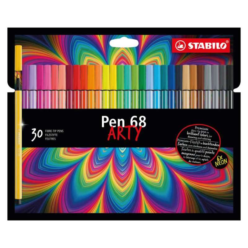 STABILO Premium Filzstift Pen 68 ARTY, STABILO Sets 30er Set STABILO Premium Filzstift Pen 68 ARTY, STABILO Sets 30er Set von STABILO