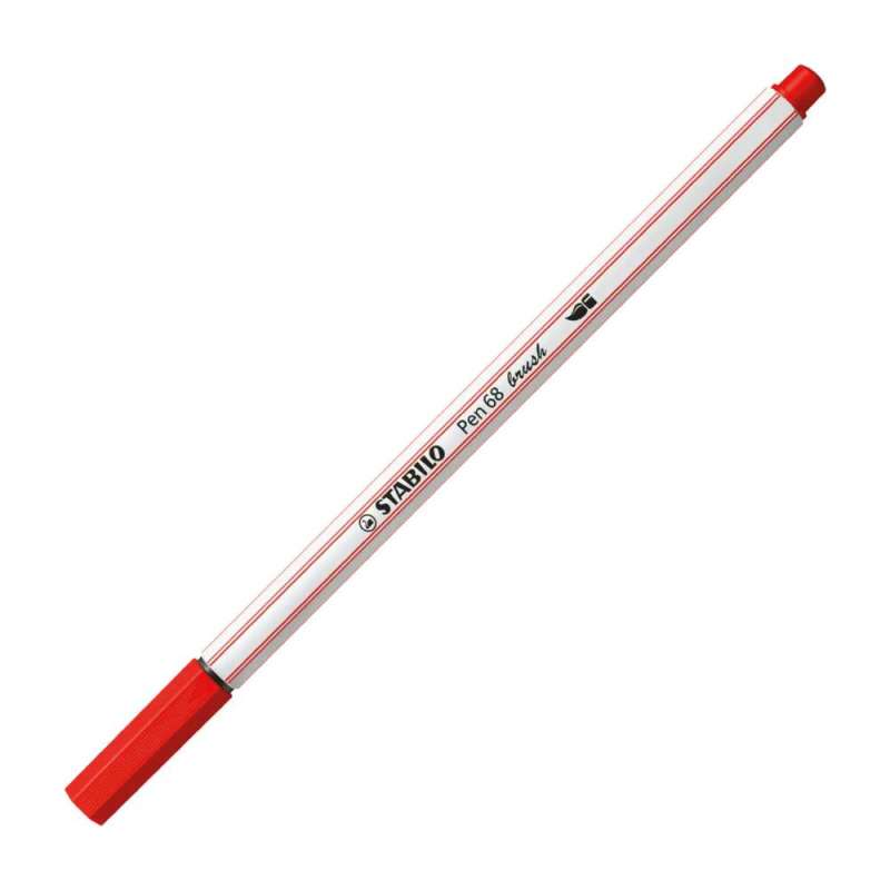 STABILO Premium-Filzstift Pen 68 brush, Sets Einzeln, Farbe karminrot STABILO Premium-Filzstift Pen 68 brush, Sets Einzeln, Farbe karminrot von STABILO