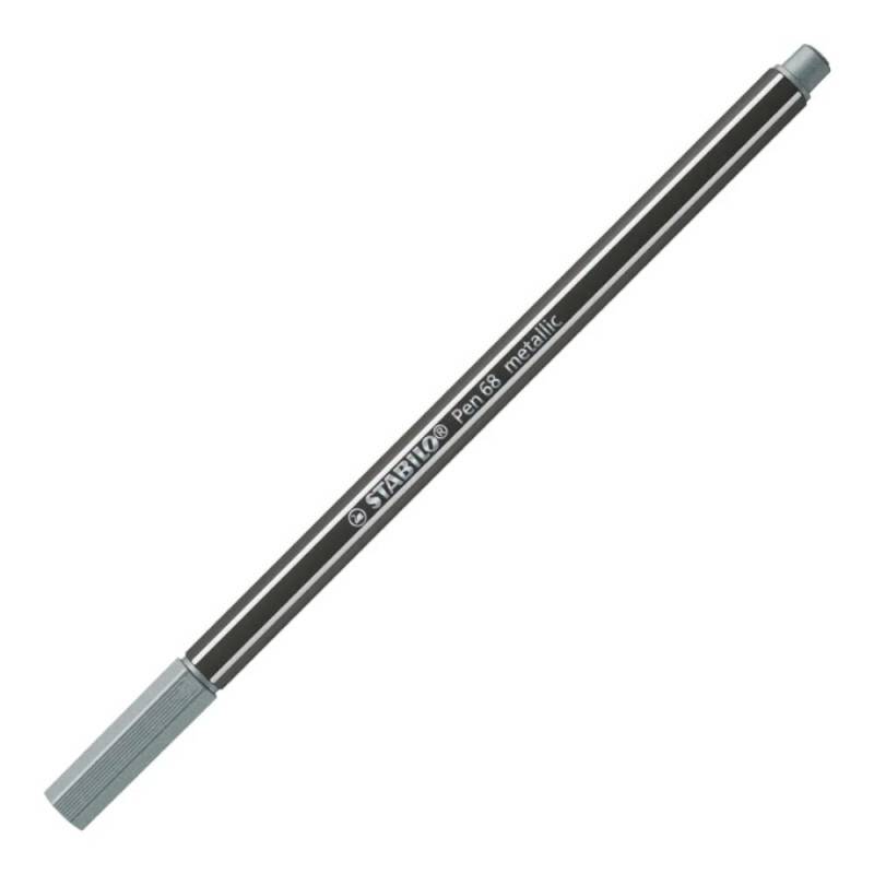 STABILO Premium Filzstift Pen 68 metallic, Sets Einzeln, STABILO Farben silber STABILO Premium Filzstift Pen 68 metallic, Sets Einzeln, STABILO Farben silber von STABILO