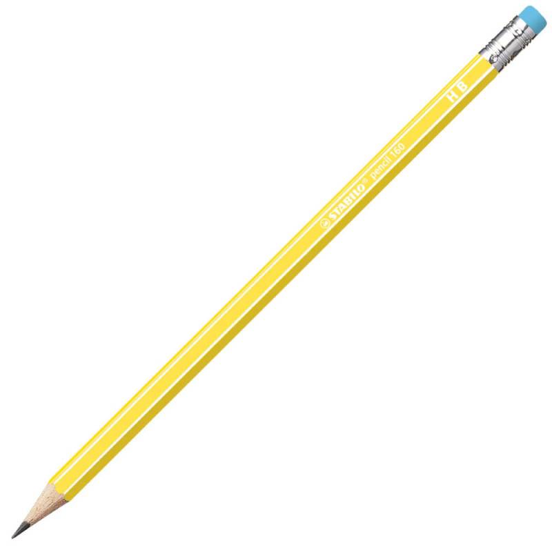 STABILO Schulbleistift pencil 160, Sets Einzeln, Bleistift mit Radierer, Härtegrad 2B, Farbe gelb STABILO Schulbleistift pencil 160, Sets Einzeln, Bleistift mit Radierer, Härtegrad 2B, Farbe gelb von STABILO