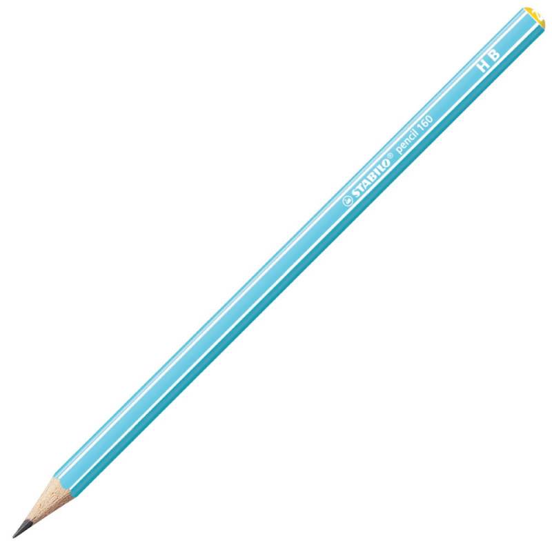 STABILO Schulbleistift pencil 160, Sets Einzeln, Bleistift ohne Radierer, Härtegrad 2B, Farbe blau STABILO Schulbleistift pencil 160, Sets Einzeln, Bleistift ohne Radierer, Härtegrad 2B, Farbe blau von STABILO