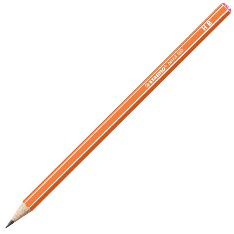 STABILO Schulbleistift pencil 160, Sets Einzeln, Bleistift ohne Radierer, Härtegrad HB, Farbe orange STABILO Schulbleistift pencil 160, Sets Einzeln, Bleistift ohne Radierer, Härtegrad HB, Farbe orange von STABILO