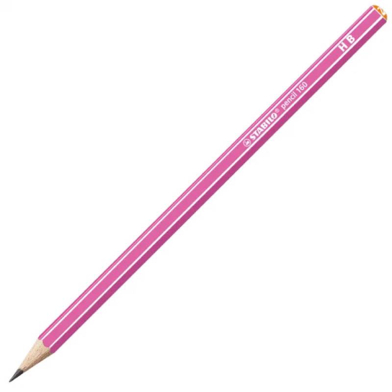 STABILO Schulbleistift pencil 160, Sets Einzeln, Bleistift ohne Radierer, Härtegrad HB, Farbe pink STABILO Schulbleistift pencil 160, Sets Einzeln, Bleistift ohne Radierer, Härtegrad HB, Farbe pink von STABILO