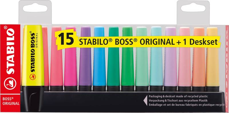 STABILO Textmarker 15er-Pack von STABILO