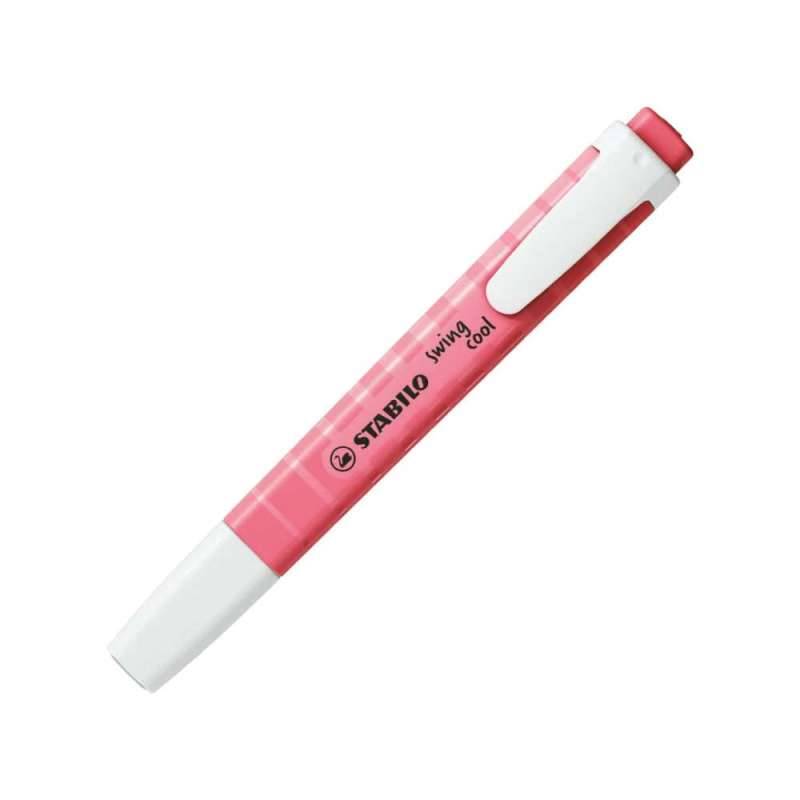 STABILO Textmarker swing cool Pastell, Sets Einzeln, Farbe Kirschblütenrosa von STABILO