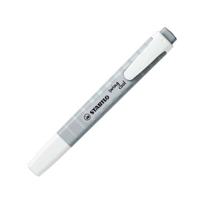 STABILO Textmarker swing cool Pastell, Sets Einzeln, Farbe Seidengrau von STABILO
