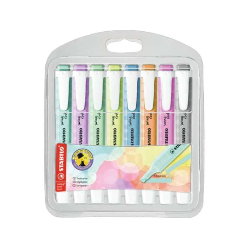 STABILO Textmarker swing cool Pastell, Sets Sets, STABILO Sets 8er Set Pastellfrische von STABILO