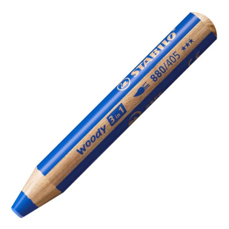 STABILO Wachsmalstifte woody 3 in 1, Sets Einzeln, Farbe ultramarinblau STABILO Wachsmalstifte woody 3 in 1, Sets Einzeln, Farbe ultramarinblau von STABILO