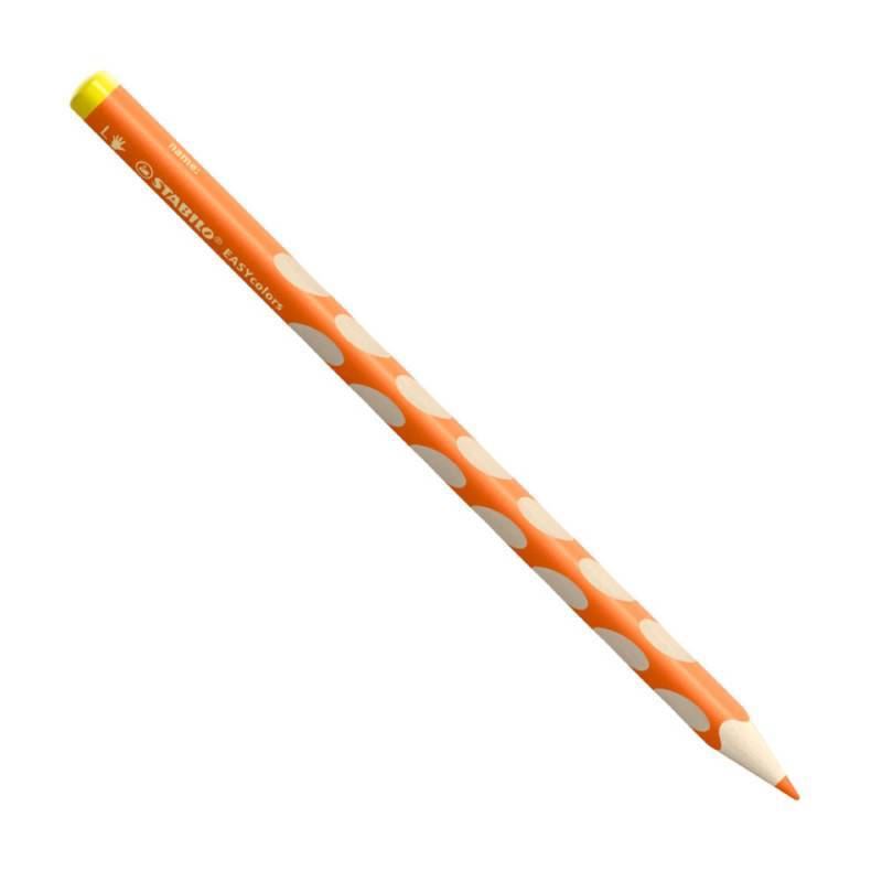 STABILO ergonomische Buntstifte EASYcolors, Sets Einzeln, Händigkeit linkshändig, Farbe orange von STABILO