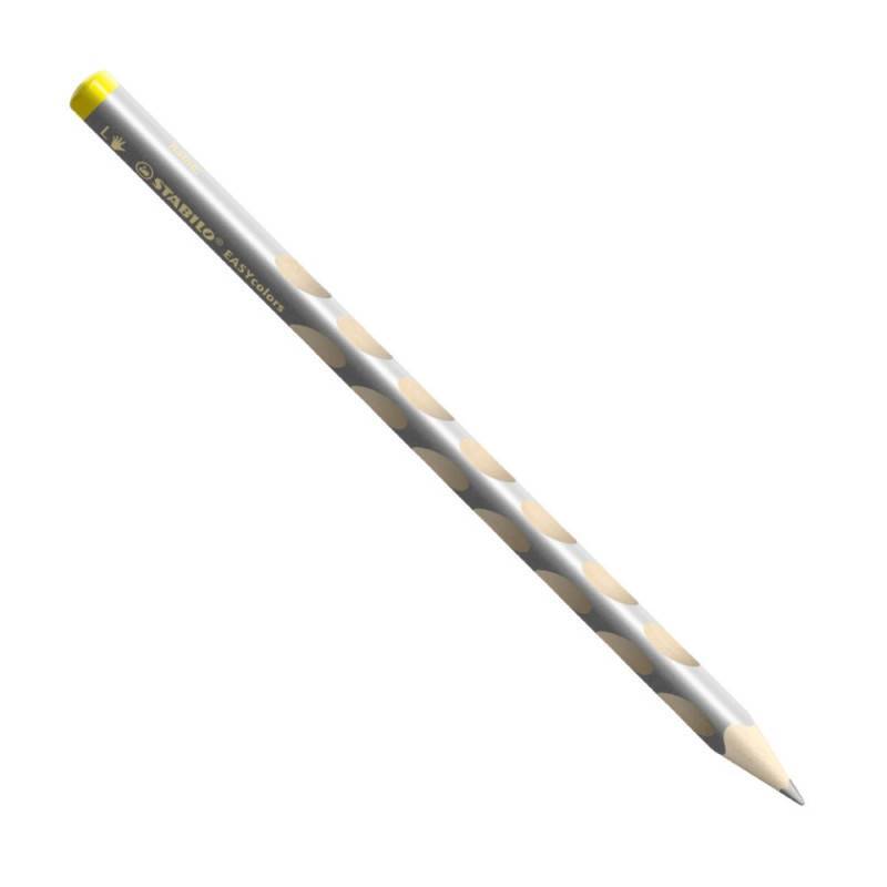 STABILO ergonomische Buntstifte EASYcolors, Sets Einzeln, Händigkeit linkshändig, Farbe silber von STABILO